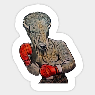 Mike Bison Sticker